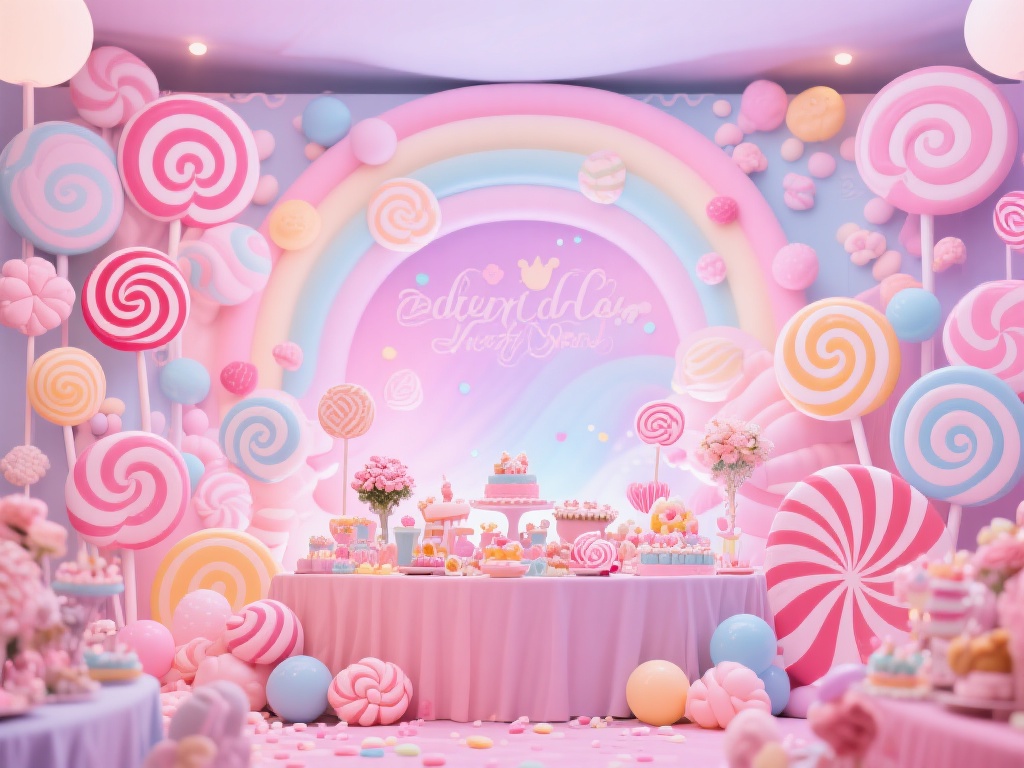 糖果派对梦幻主题背景设计灵感集锦