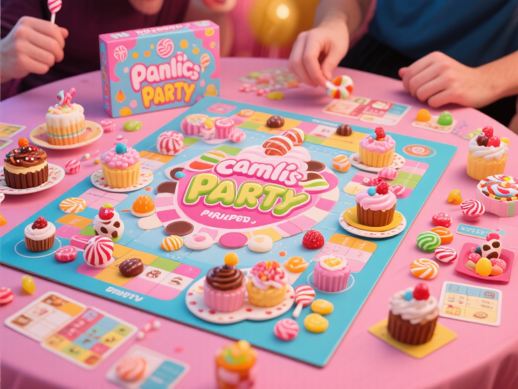 桌游糖果派对：甜蜜竞技开启欢乐冒险旅程