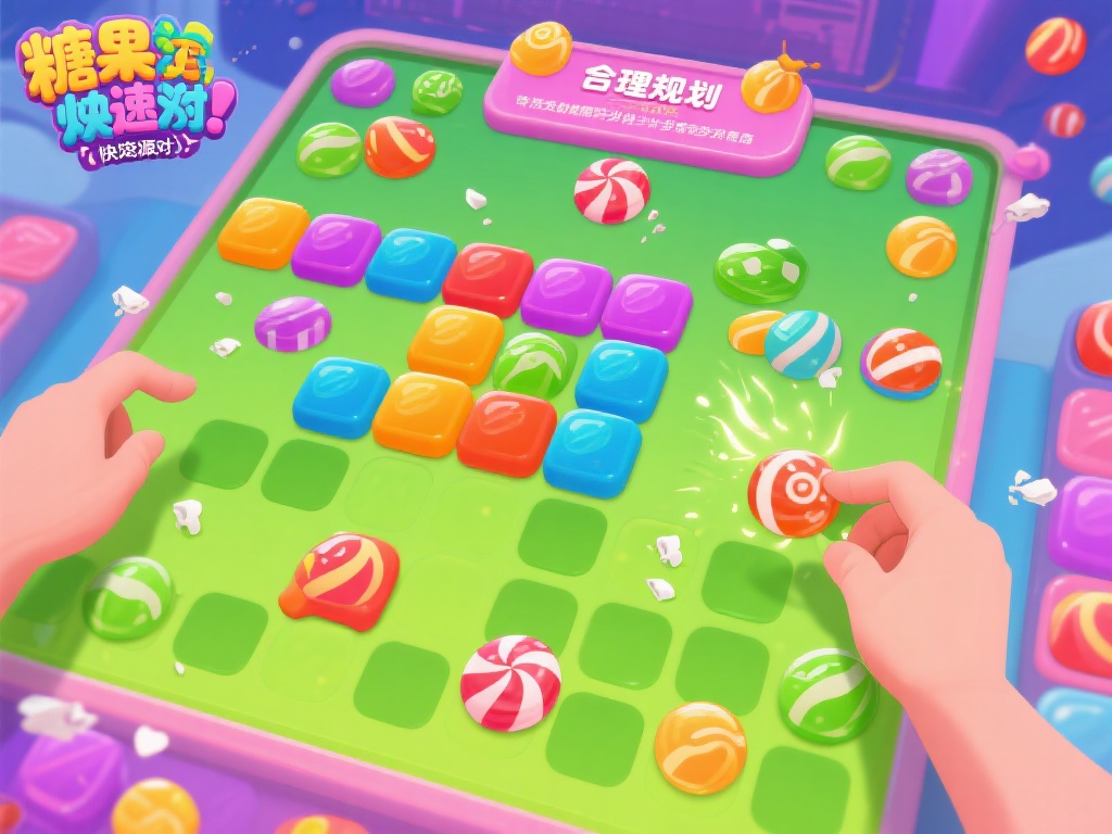 合理规划步数，防止资源浪费
很多新手在糖果派对内