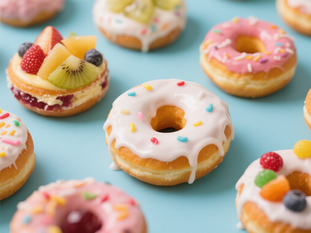 糖果派对甜甜圈：甜蜜盛宴美味狂欢开启