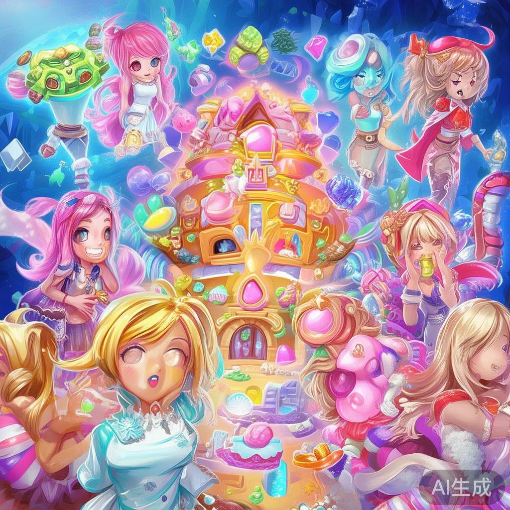 梦幻少女糖果派对奇遇记:甜蜜冒险之旅徜徉梦境世界 梦幻少女糖果派对奇遇记的核心设定是在一个充满丰富色