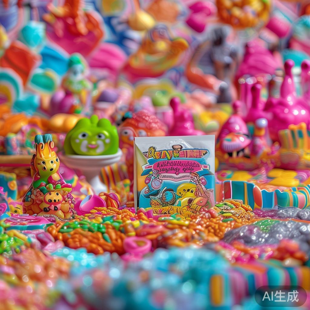 此外，糖果派对还不断引入新颖的创新口味和包装设计，