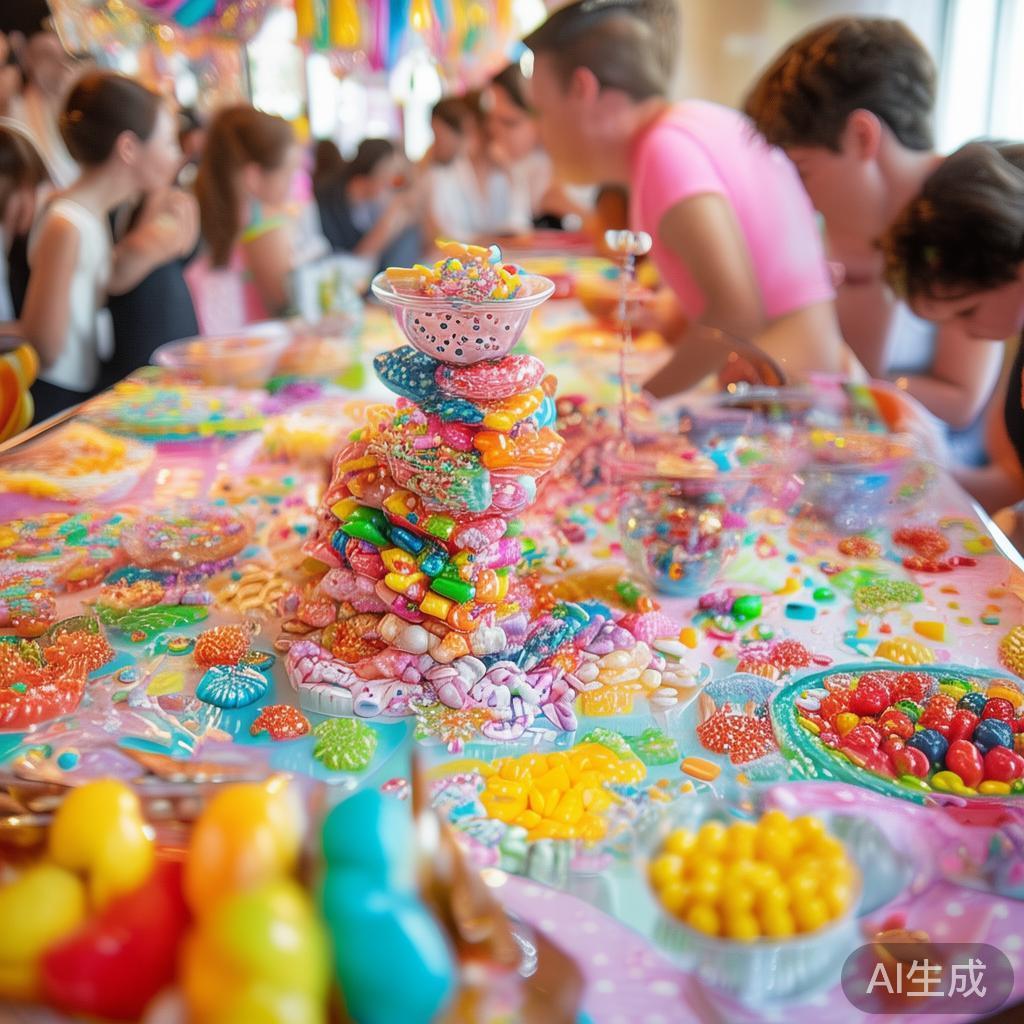 甜蜜狂欢糖果派对:尽情畅享满盘欢乐盛宴 营造互动体验提升派对趣味性
在糖果派对中,除了提