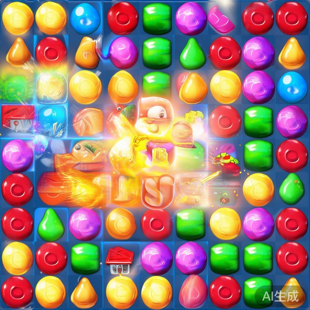 另外，游戏中的新道具如“魔法糖果”和“炸弹糖果”极
