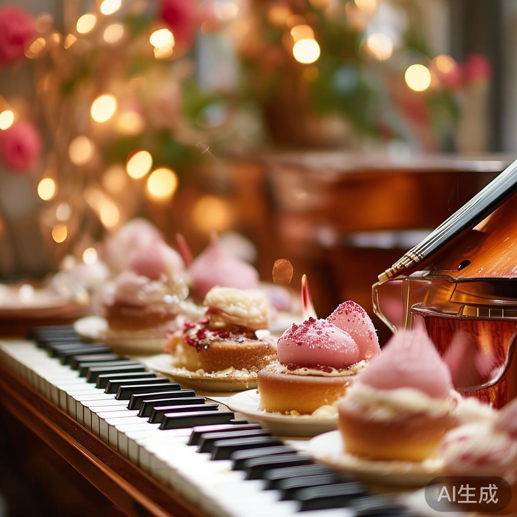 糖果派对伴奏音乐推荐与创意分享,让派对更精彩纷呈 细腻的钢琴曲和弦乐,用于营造温馨浪漫的场景,特别适