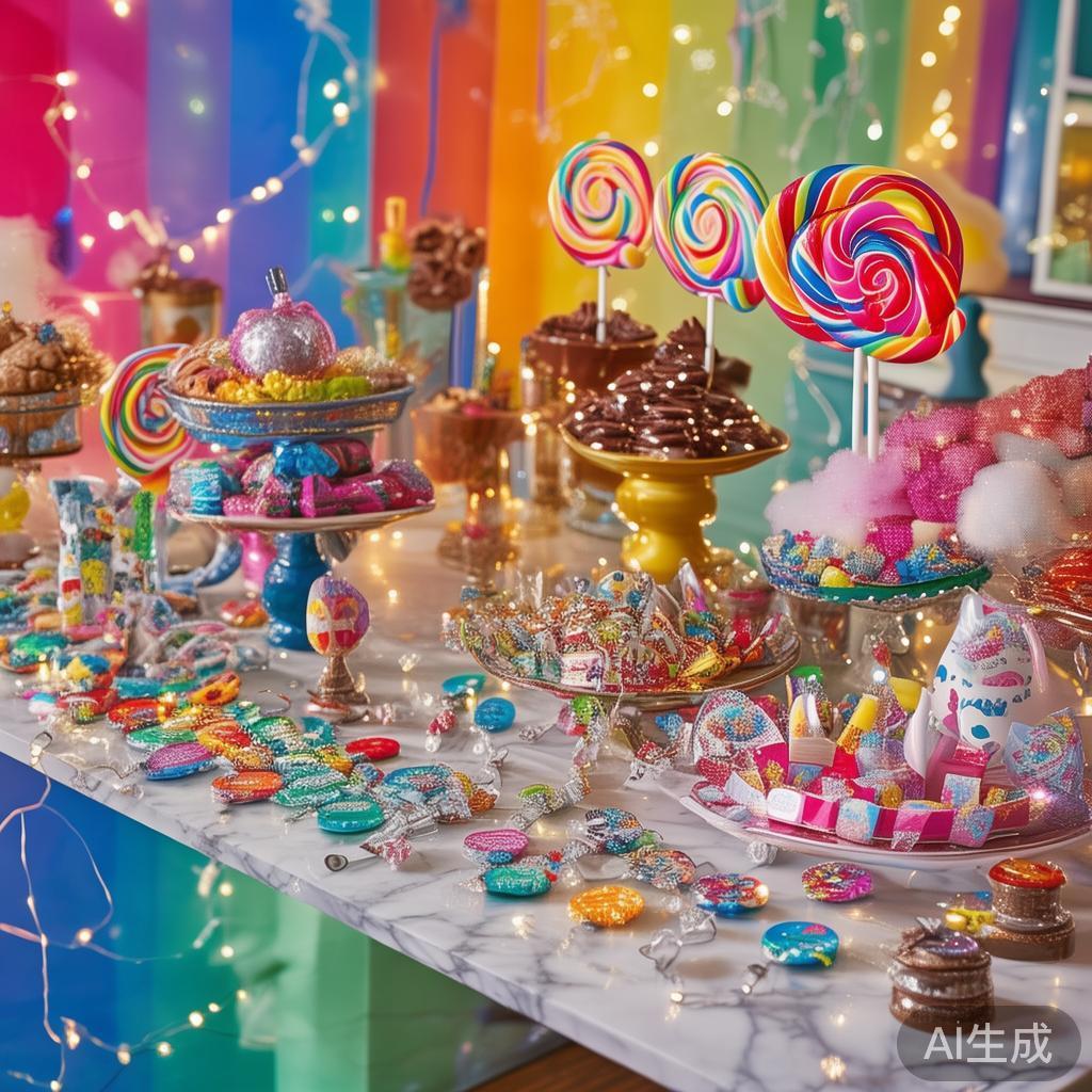 一场完美的糖果派对，必不可少的当然是丰富的糖果和甜